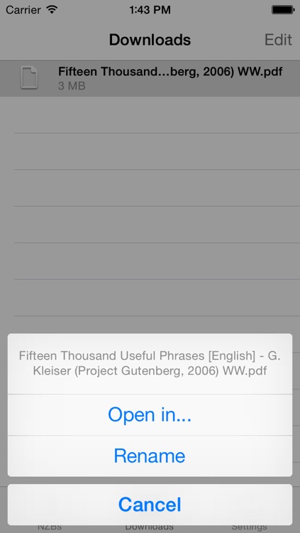NZB for iOS