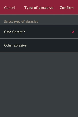 GMA Garnet Abrasive Blasting Calculator screenshot 4