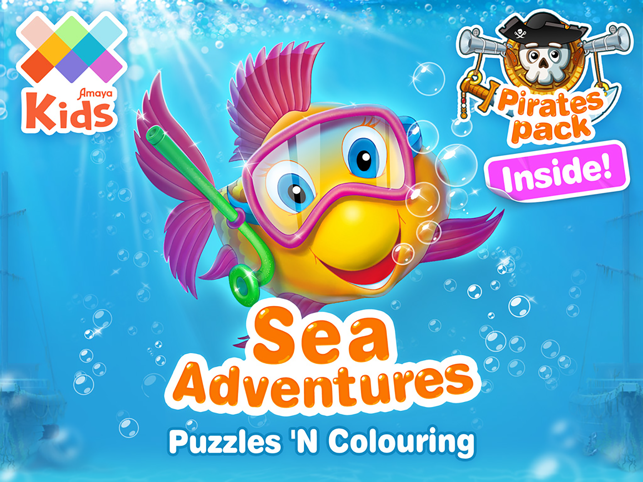 ‎Puzzles 'N Colouring - Sea Adventures Screenshot