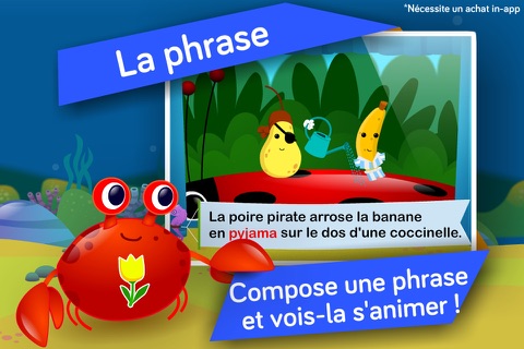 Vocabulaire et grammaire ! Jeux éducatifs pour apprendre la phrase aux enfants en Maternelle et CP par Apprends Avec screenshot 3