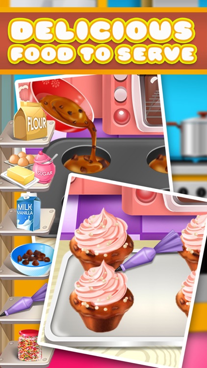 Kitchen Food Maker Salon - Fun School Lunch & Dessert Cooking Kids Games for Girls & Boys!