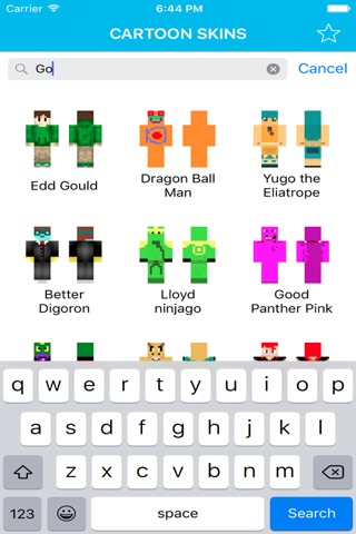 Cartoon Skins for Minecraft PE (Best Skins HD for Pocket Edition) screenshot 4