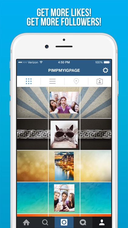 Awesome Background Banner Maker for Instagram - Get More Likes On Your IG Profile Page Photos