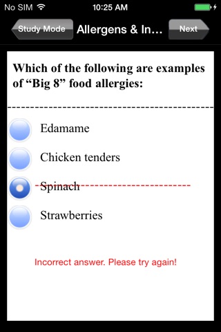 Food Allergy Safety Exam Prep screenshot 4