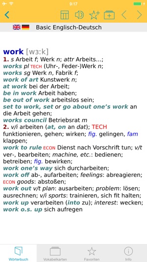 Englisch <-> Deutsch Wörterbuch Basic mit Sprachausgabe(圖1)-速報App