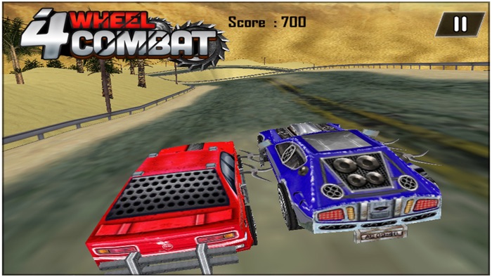 4 Wheel Combat  3d Car Racing Action Game