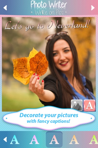 Photo Writer Studio - Add Text to Photos Write Messages and Quotes on Pics with Cute Pic Editor screenshot 2