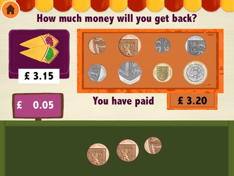 Moca Coin(GBP£):Educational Money learning & counting games for kids screenshot 2