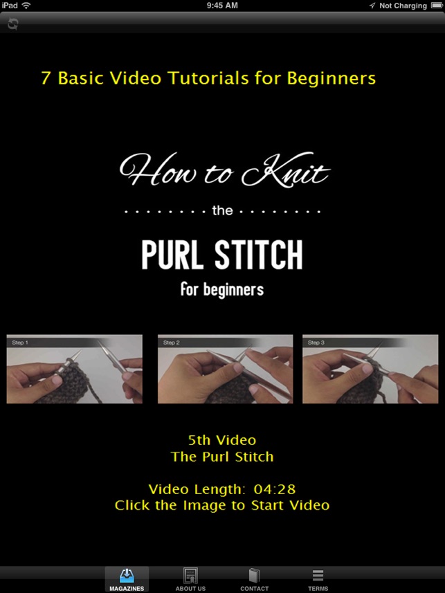 Best iKnitting Video Magazine - Learn to Crochet Made Easy G(圖4)-速報App