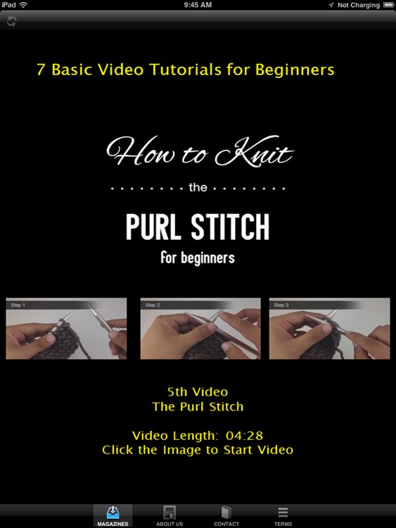 Best iKnitting Video Magazine - Learn to Crochet Made Easy Guide screenshot-3
