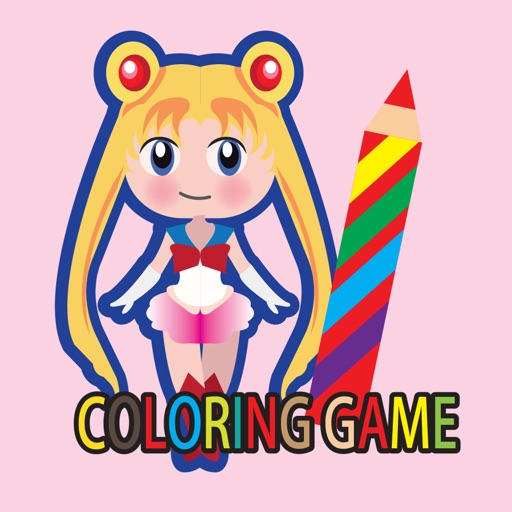 Coloring Book for Sailor Moon - Pretty Soldier Edition Icon