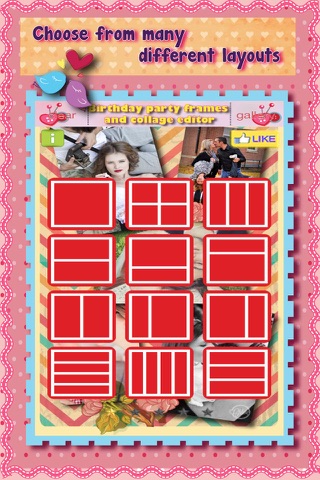 Valentine's Day Frame - Romantic Date Photo Collage Editor FREE screenshot 2