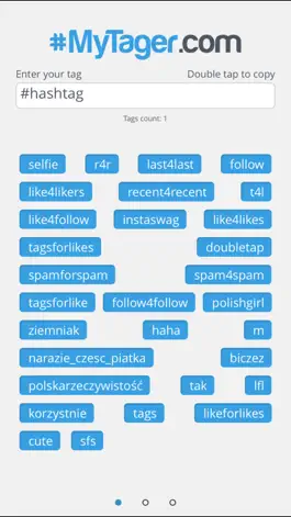 Game screenshot MyTager - Pick hashtags for Instagram and Twitter apk