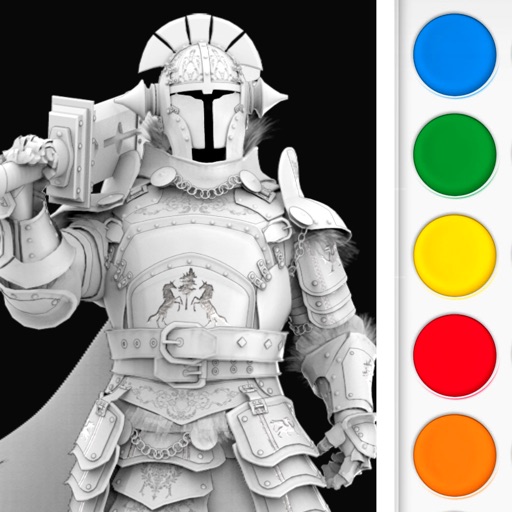 Figuromo Artist : Castle Gatekeeper Knight - Color Combine & Design your 3D Fantasy Figure Sculpture icon