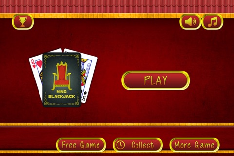 American BlackJack Casino King - Grand Vegas chips betting table screenshot 2