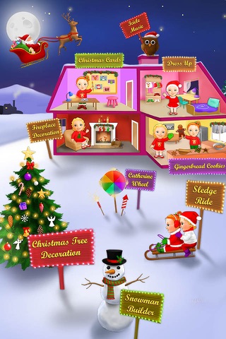 Sweet Baby Girl Christmas Fun and Snowman Gifts - No Ads screenshot 3