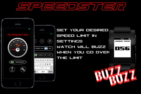 Speedster-Speed Boat Speedometer and Speed Limit Alert for Pebble Smartwatch screenshot 3