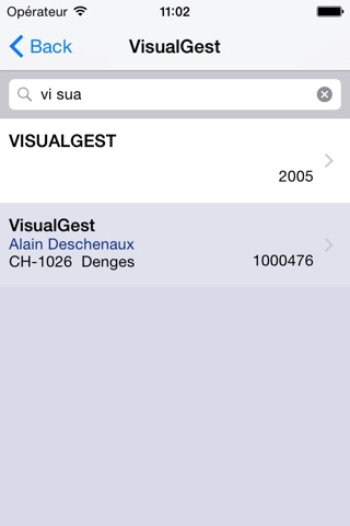VG Contact screenshot 2