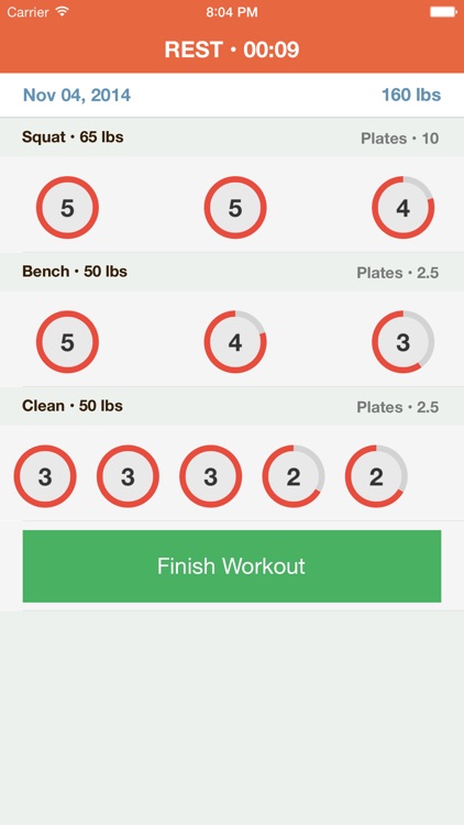 Strength Club - Workout Log