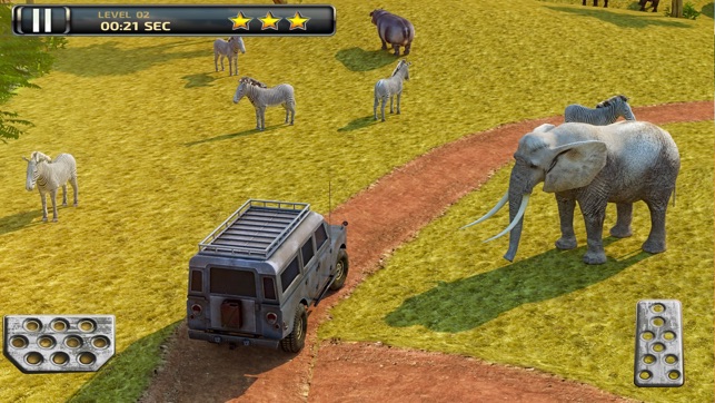 3D Safari Parking Free - Realistic Lion, Rhino, Elephant, an(圖5)-速報App