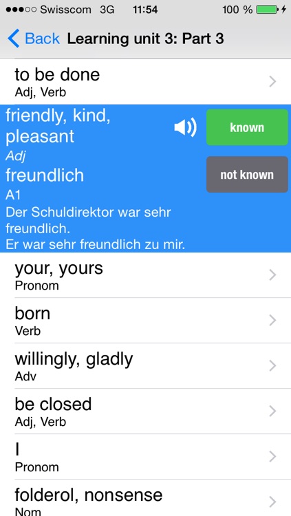 Goethe A1 Vocabulary