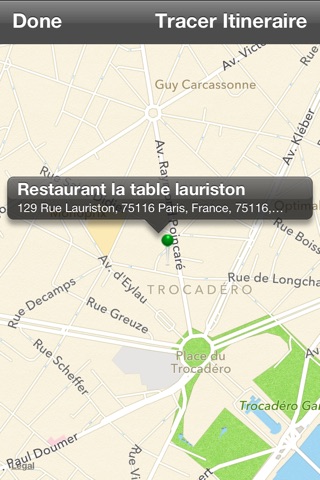 Restaurant La Table Lauriston screenshot 4
