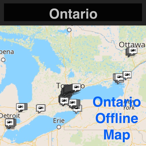 Ontario/Toronto Offline Map & Navigation & POI & Travel Guide & Wikipedia with Traffic Cameras