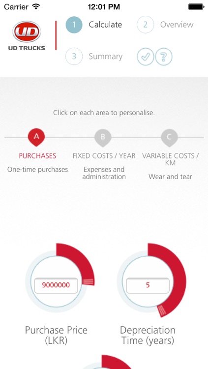 UD Cost Calculator