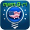 Mem-O-ri USA Quiz with state names, maps, capitals and nicknames