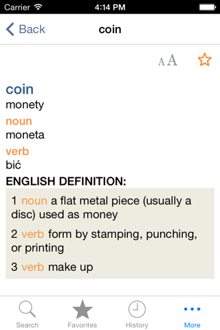 Polish<>English Dictionary screenshot 4
