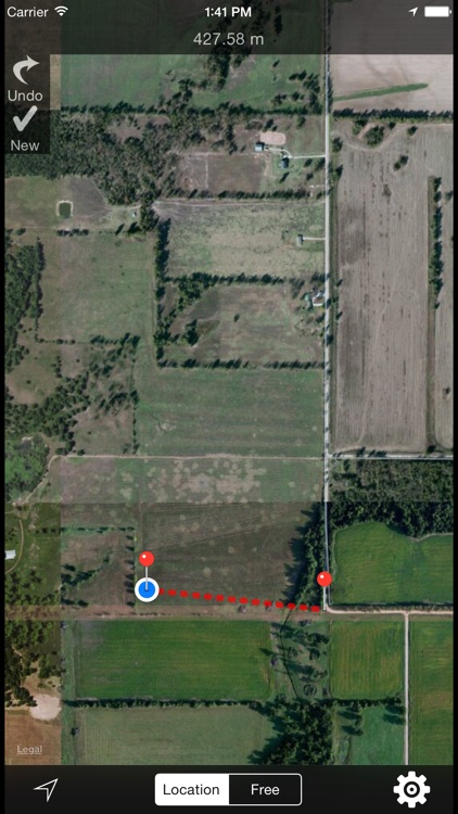 Air-Line - Distance measurement