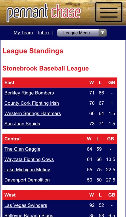 Fantasy Baseball Sim Leagues at PennantChase