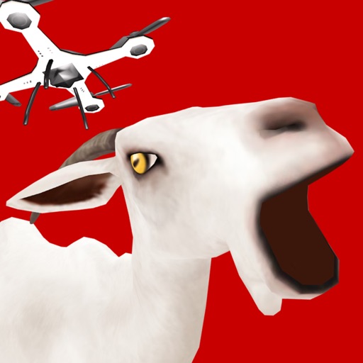 Drone with Goat Simulator iOS App