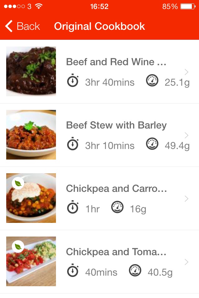 Diabetes Recipe App screenshot 2