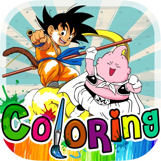 Coloring Anime and Manga Book : Collection Dragon ball Z Pictures For Kids icon