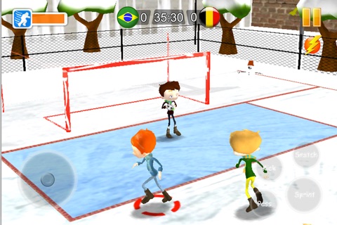 Play Football Xmas.  A real soccer sports games for holiday christmas season 2014 screenshot 2