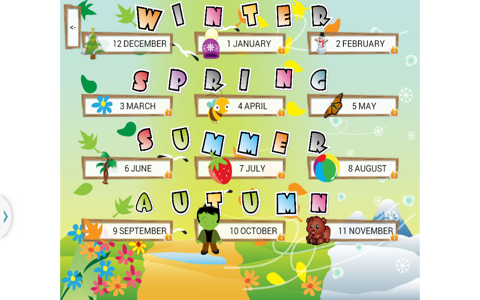 Kids Learn Seasons And Months screenshot 2