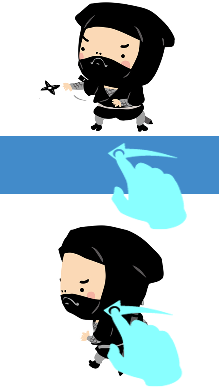 二人でできるゲーム 二人忍者