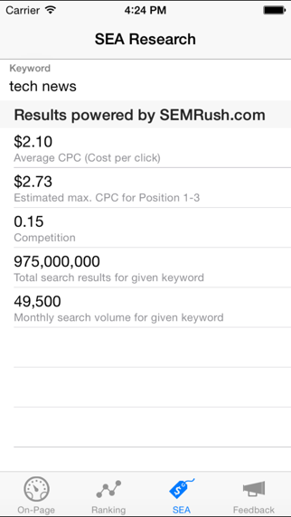 OnPage SEO - Website Check and Adwords Researchのおすすめ画像2