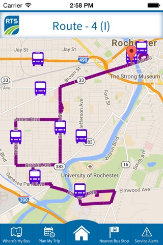 RIT Bus App screenshot 3