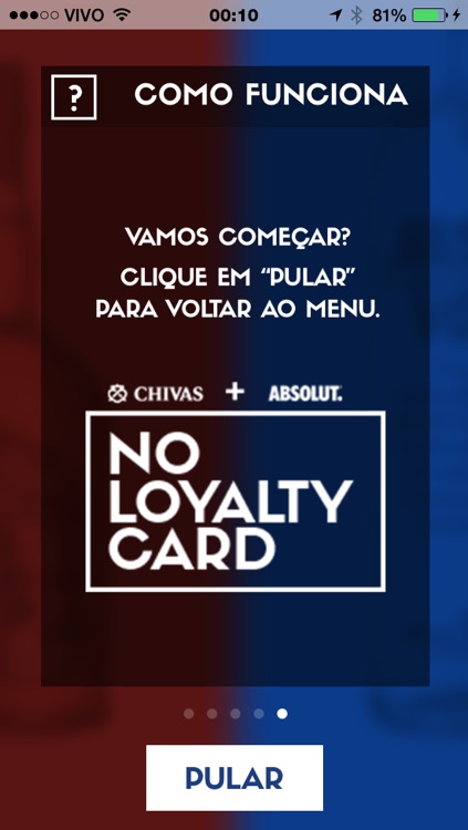 No Loyalty Card by Chivas & Absolut screenshot-4