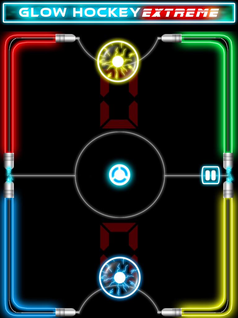 Glow Hockey Extreme HD screenshot 2