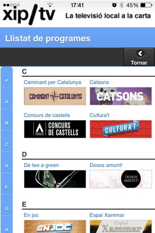 xip/tv La televisió local a la carta screenshot 3