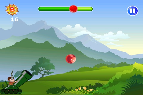 Red Ball Battles - A War Tank Monkey Challenge- Free screenshot 3