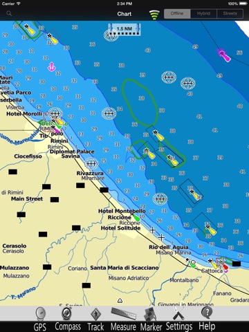Adriatic N. Nautical Chart Pro screenshot 3