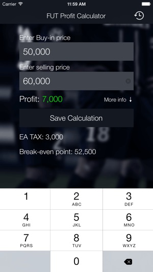 FUT Calculator - Tax & Profit Calculator