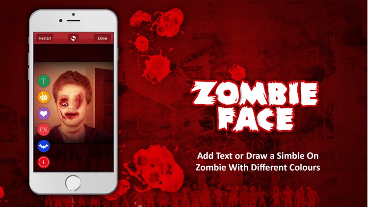 Zombie Face -Turn yourself into Real terrifying monster With Photo Face Booth Editor