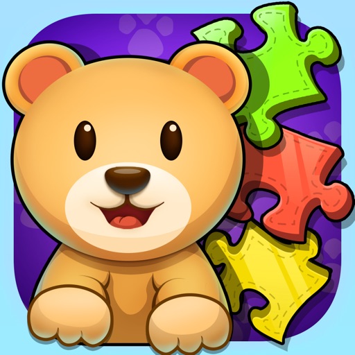Furry Pets: Kids Jigsaw Puzzle - Kids Education Games FREE icon