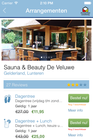 SpaOnline - Sauna's en Thermen screenshot 3