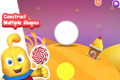 Candy Bricks - Shape Building Jigsaw Puzzle for Toddlers in Preschool, Kindergarten & 1st Grade FREE screenshot 4